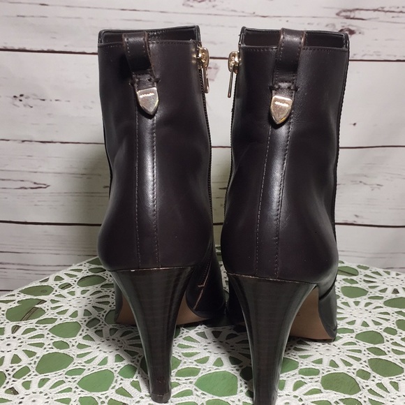 Coach Jemma Brown Leather Ankle Boots - Picture 4 of 14